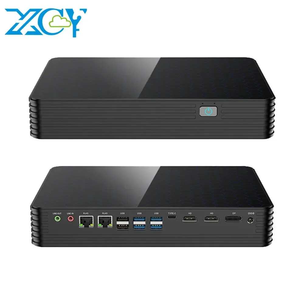 

Office Mini PC AMD DDR4 M.2 Dual LAN HD-MI2.0 DP Wifi6 Win11 Business Desktop Linux Computer