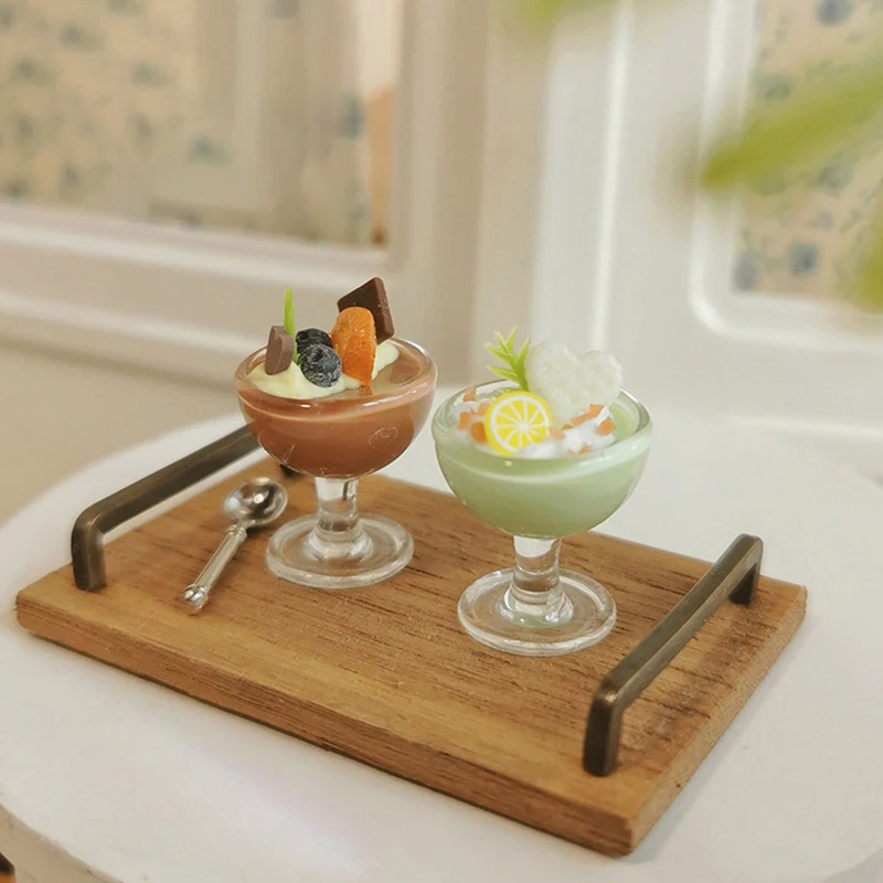 1/12 ドールハウスシミュレーションドリンク飲料カップ装飾品ドールハウスバードリンク装飾ドールハウスアクセサリーごっこ遊びおもちゃ