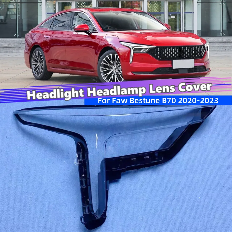 For Faw Bestune B70 2020 2021 2022 2023 Car Gadgets Lampshade Headlights Lamp Cover Car Front Headlight Lens Cover Lights Shell