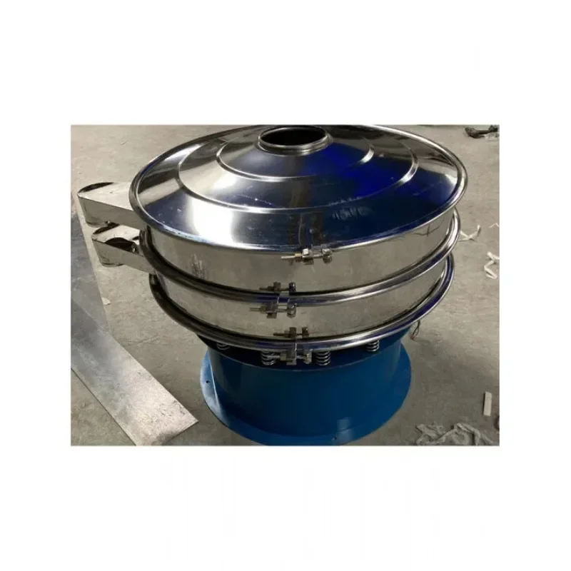 Automatic 304 stainless steel vibrating sieve rotary vibrating sieve powder machine, sieve machine