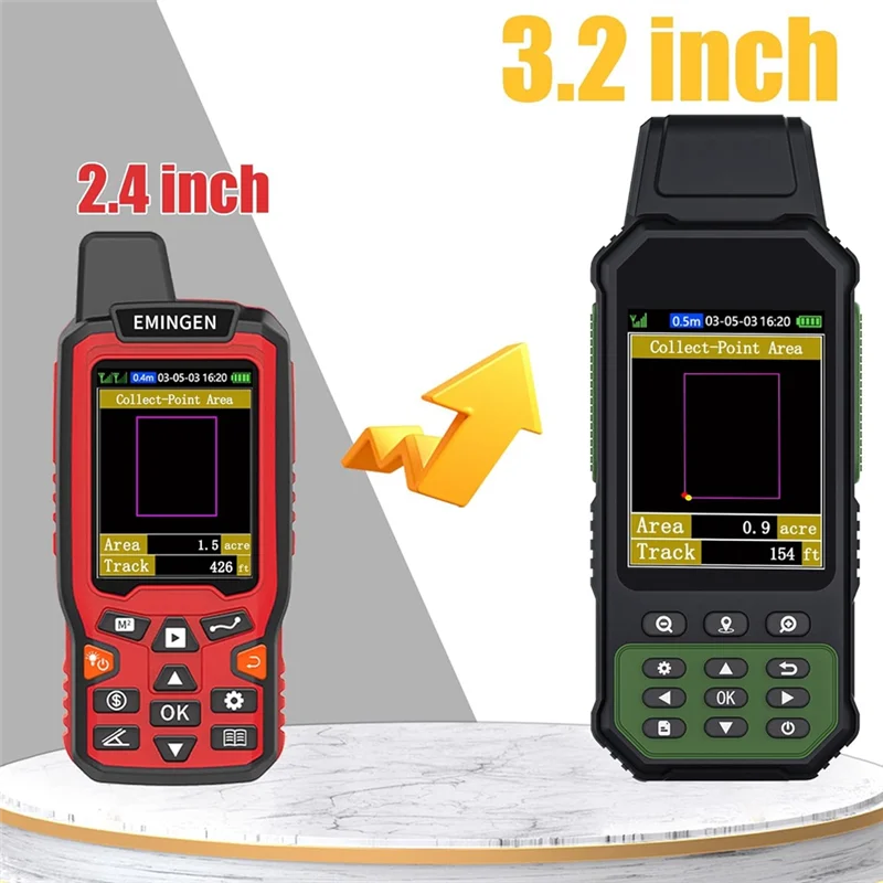 Medidor de terreno GPS portátil de alta precisão B13C ZL190PLUS para terras agrícolas, montanhas e levantamento de mineração