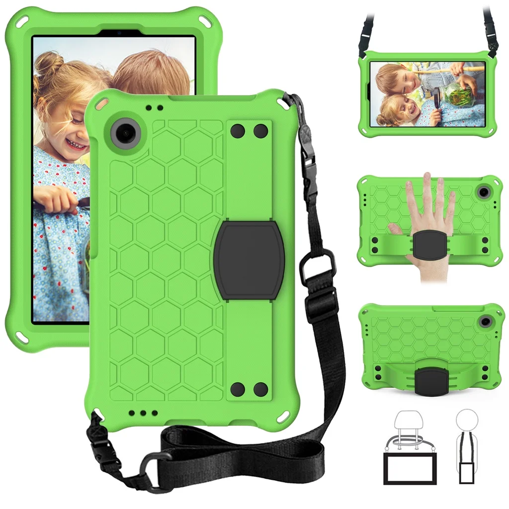 Funda para Blackview Tab 60 8,7 "2023 para Blackview Tab 3T 8" EVA niños segura a prueba de golpes mano correa de hombro soporte Tablet Cover