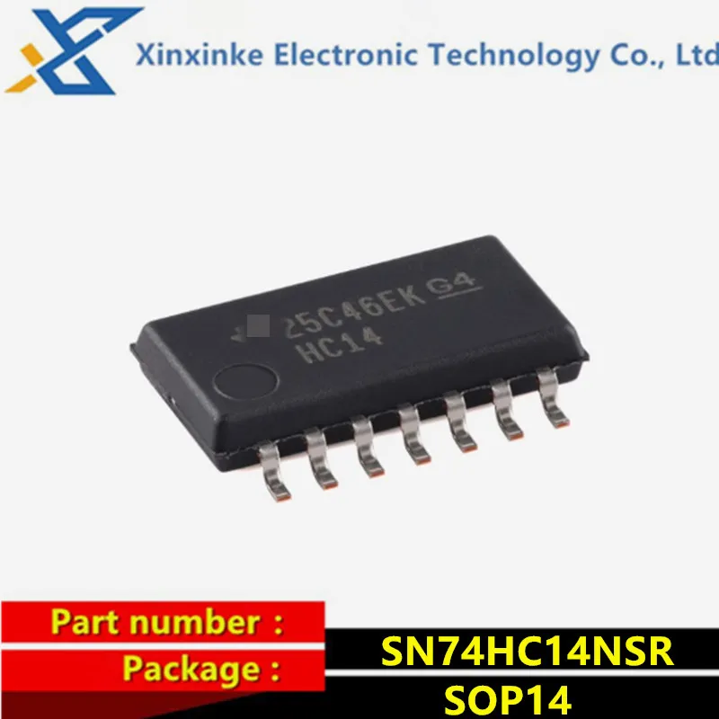 5PCS SN74HC14NSR SOIC-14 Marking: HC14 Inverters Hex Schmitt-Trigger Logic ICs Brand New Original