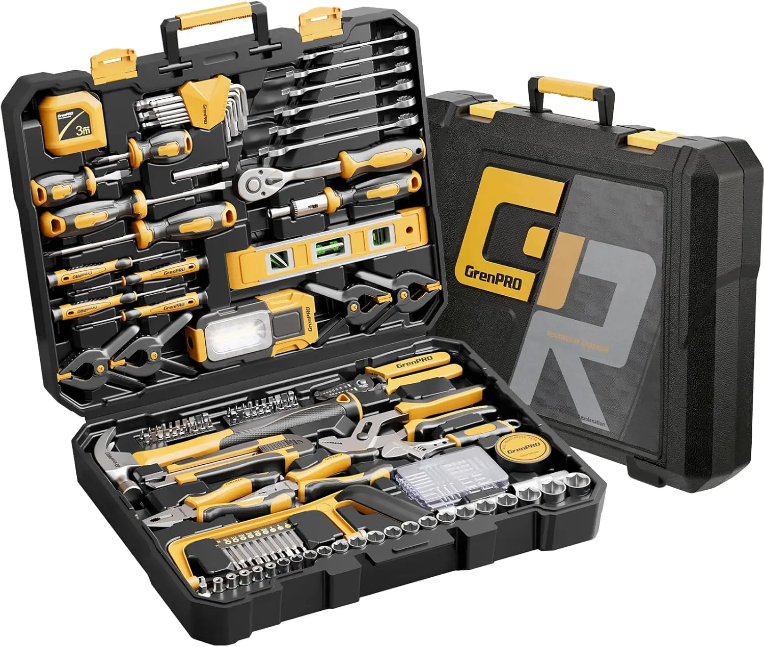 

239-Piece All-Purpose Tool Kit for Home, Automotive, and DIY Projects with Portable Storage Case