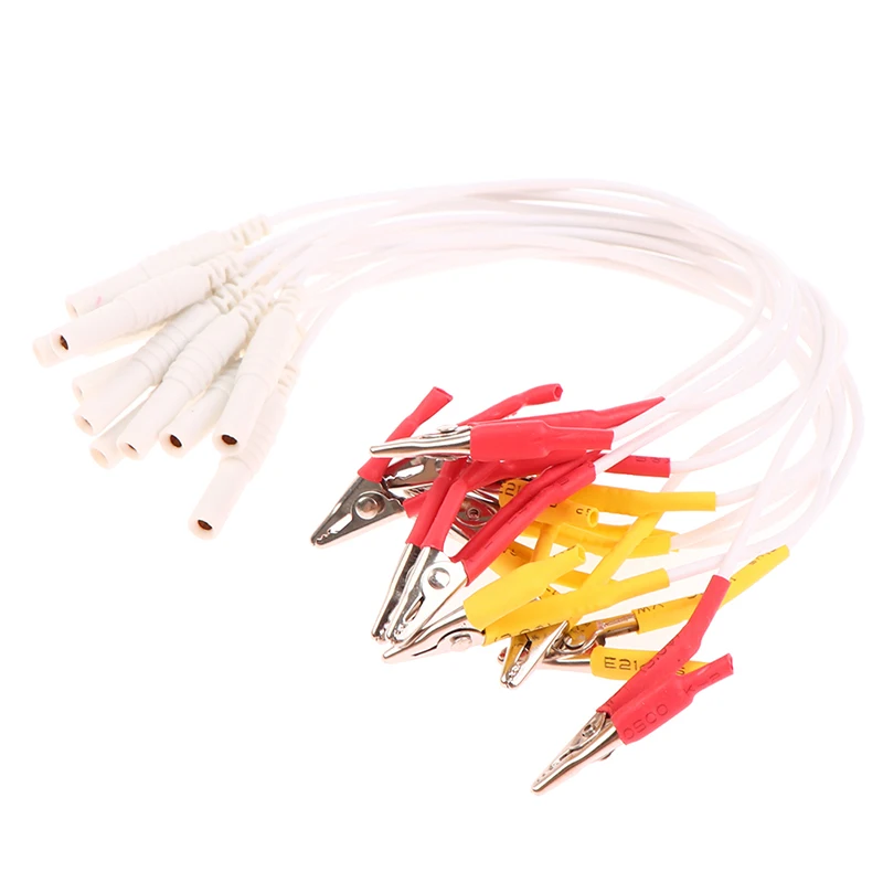 

* New Sale 6pcs/lot Alligator Clip Cable, Acupuncture Needles Clip for Electronic Acupuncture Instrument