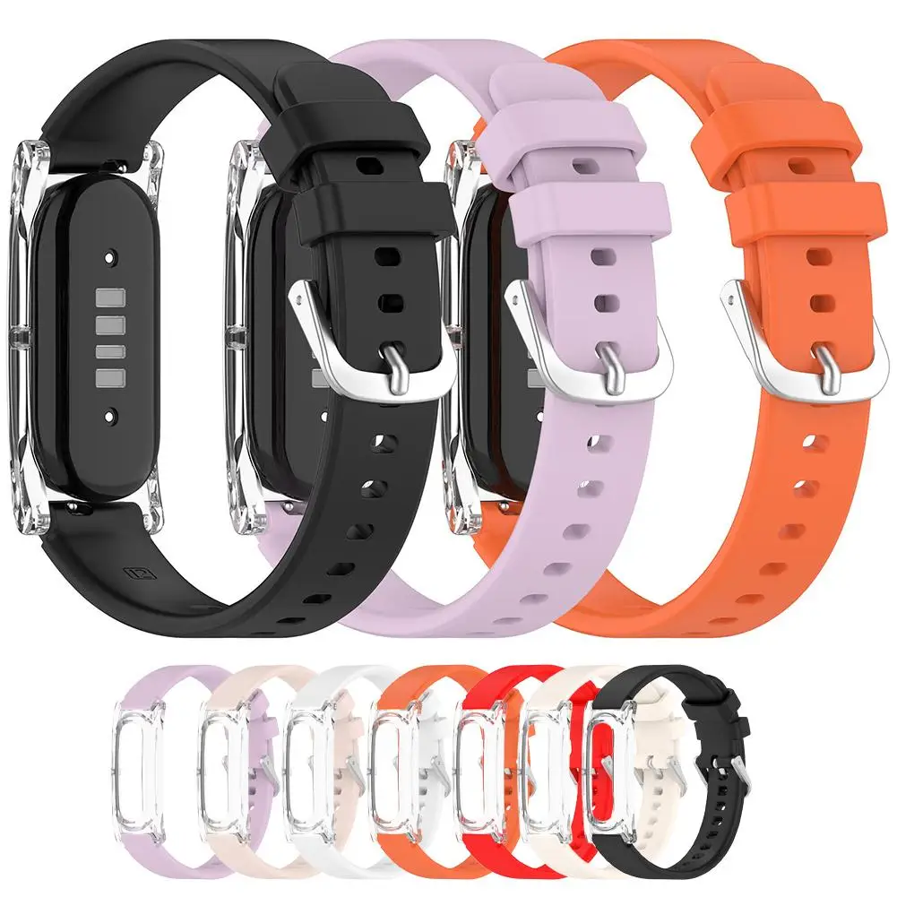 Silicone Band Compatible with Google Fitbit Air Replacement Sport Strap Adjustable Lightweight Wristband for Men Women Fitness - view 3