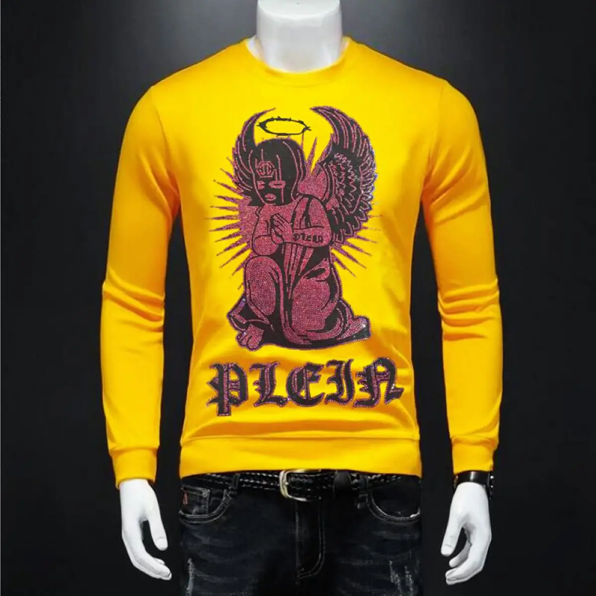 

Brand pullover Designer Rhinestone pullover Sweatshirt Wholesale drop shipping 20250304