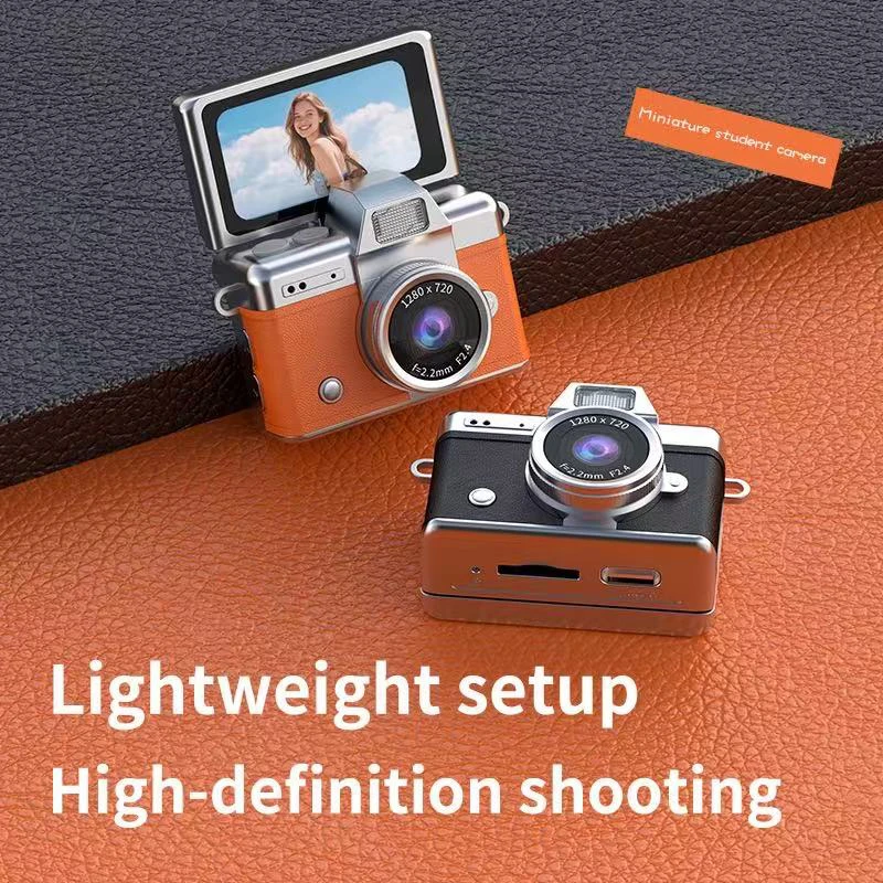 4K CCD Digital Camera for Student Compact Digital Photography Camera 180°Flip Screen Selfile Camera for Kid Adult Beginners 2025