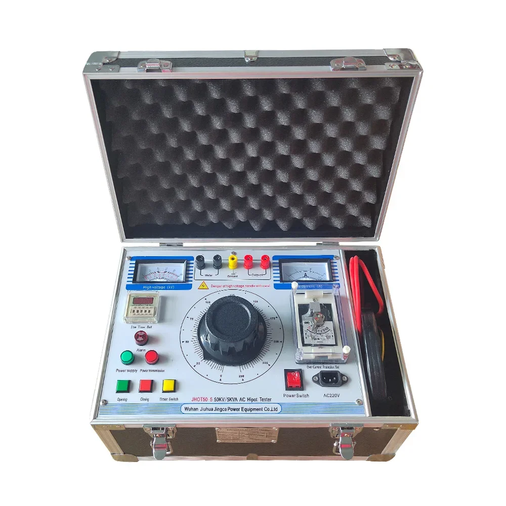 High Voltage 50kV/3kVA Test Set AC Hipot Tester AC DC Withstand Voltage Hipot Tester Oil Type Transformer Test Machine