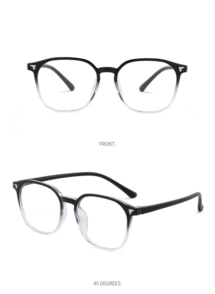Teerahmen Anti Blue Rays Oval Kurzsichtige Brillen Damenmode Student Myopes Lunettes 0 -0,5 -0,75 bis -6,0 – Detail 8