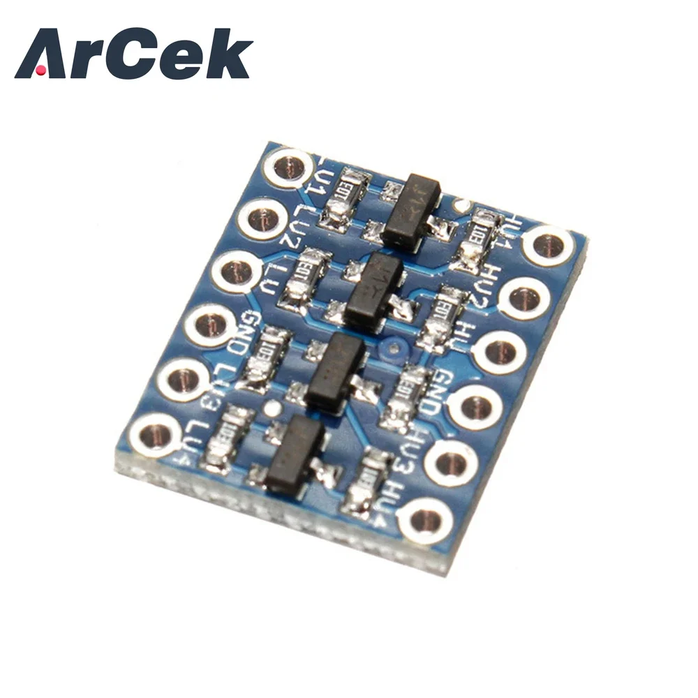 5V to 3.3V DC ogic Level Converter Bi-Directional Board Module for Arduino with Pins Diy Electronic PCB Board IIC I2C