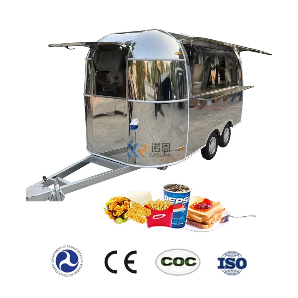 BBQ Food Truck Cart Pizza Burger Ice Cream Coffee Custom Food-Truck Van Manufacture For Sale Turkey Food Trailer