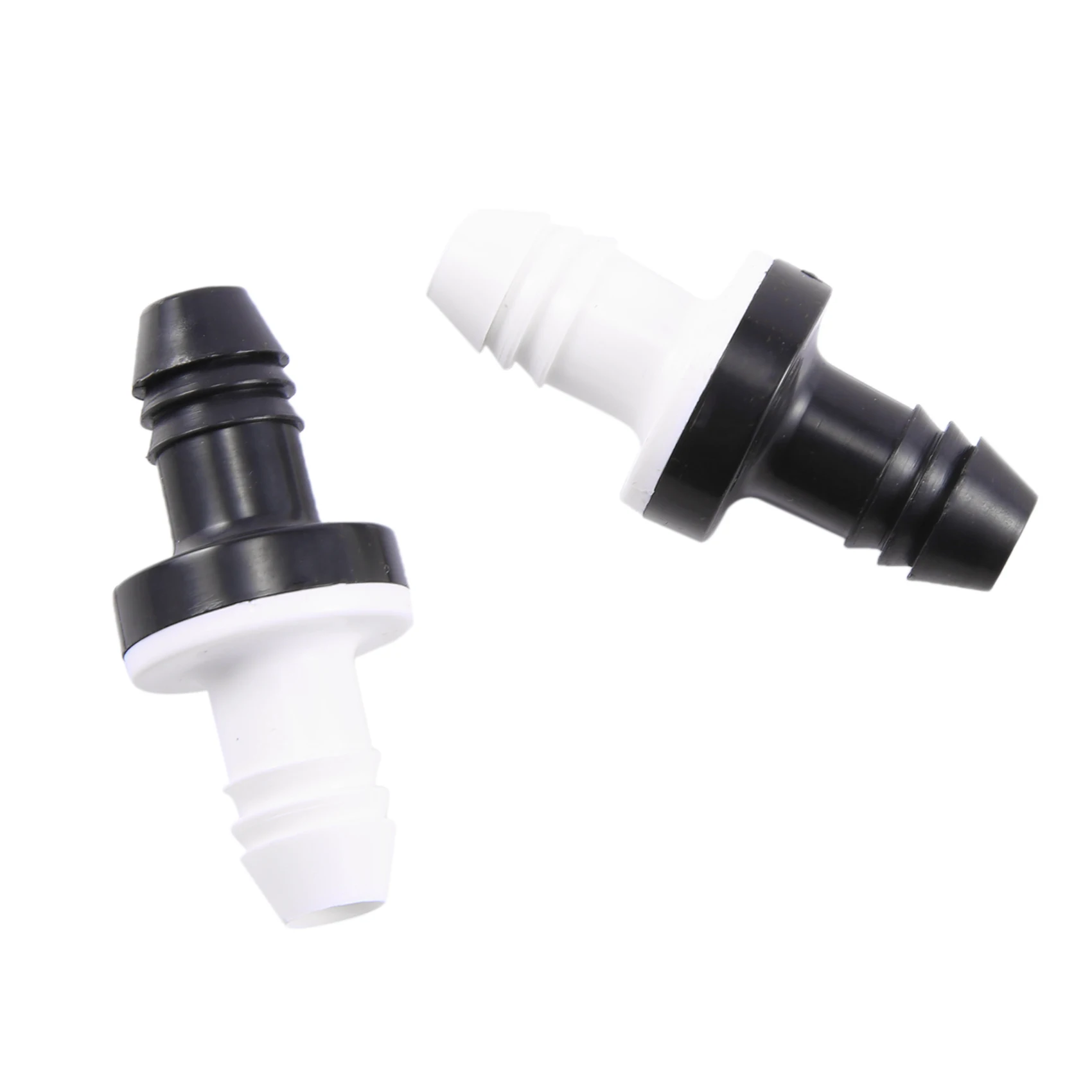 2Pcs 3/8 Inch 10Mm Inline Abs One Way Water Non Return Check Valve For Fuel Gas Liquid Air