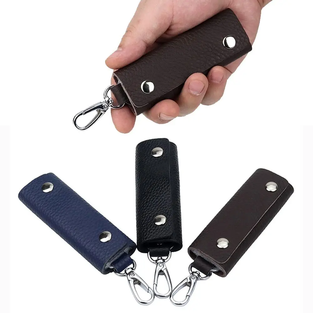 الإبداعية الجلود سيارة مفتاح كيس مزموم متعددة الوظائف خمر مفتاح المحفظة المحفظة حامل سلسلة هدية