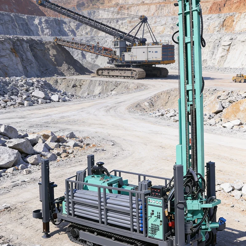 All-Terrain Easy-to-Operate Diesel Engine RC Crawler Reverse Circulation Drilling Rig With Pump/Motor And Core Components