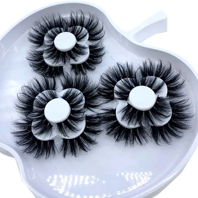 HBZGTLAD 9 Paar 8-25mm 3D Nerz-Wimpern Flauschig und Geschwungen Weich und Locker Maßgefertigte Box mit Natürlich Aussehenden Nerz-Wimpern – Detail 16