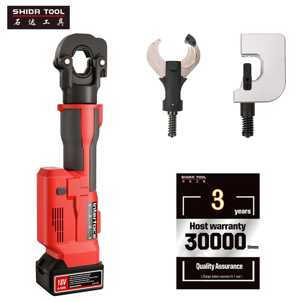 Advanced SD-B400 3in1 Portable Rechargeable Battery Powered Hydraulic Tool For Electric Cable Crimping Cutting & Hole Punching