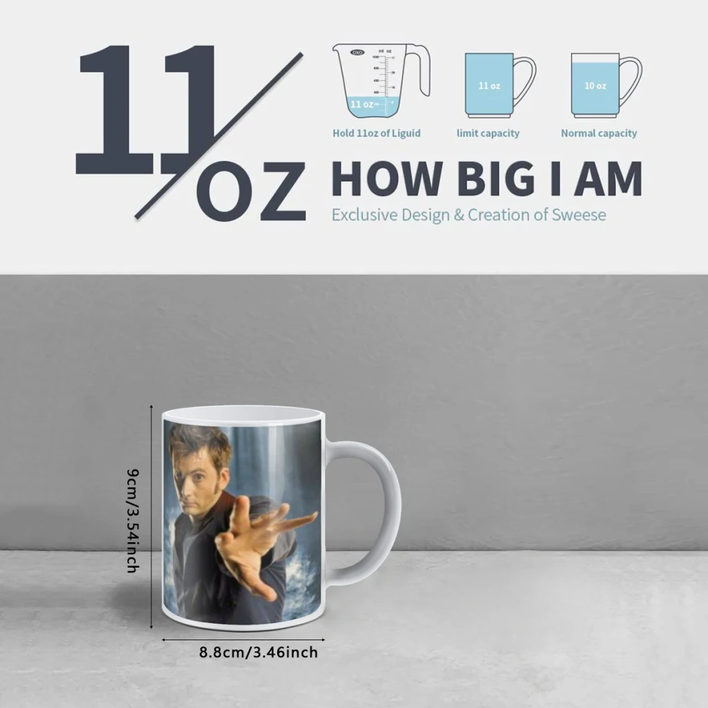 D-David _Tennant Free shipping Magic Color Changing Ceramic Coffee Mug Cup Friends Gift