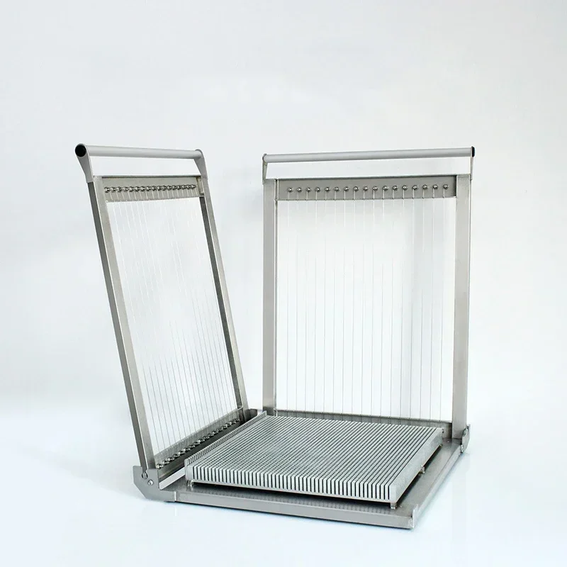 400*400mm Raw Chocolate Cutting Machine Stainless Steel Bar Cutter Dessert Candy Multi-size Cutting Distance 10~380mm