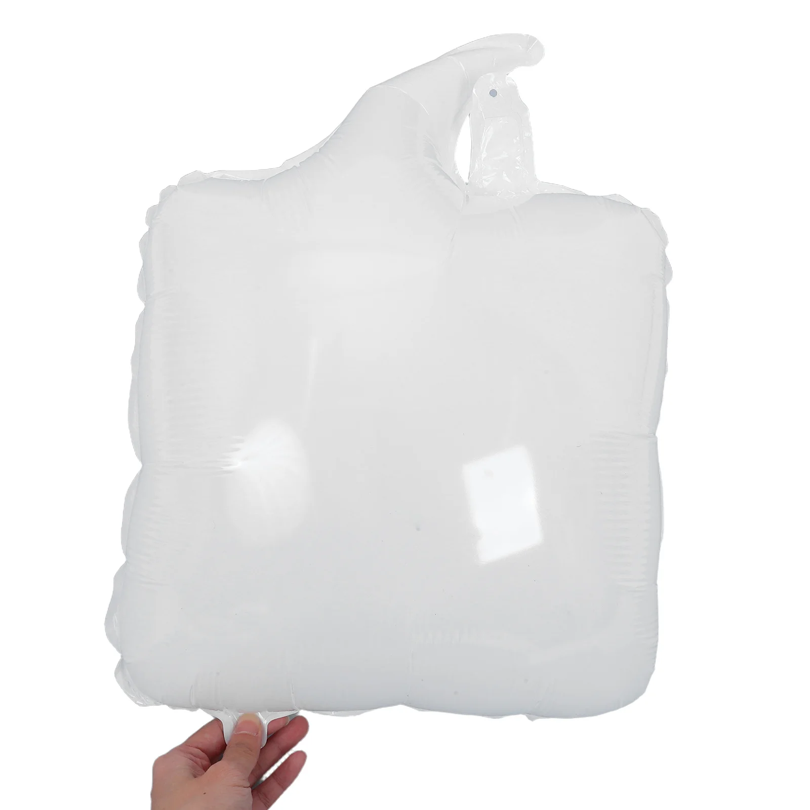 

10Pcs Blank White Square Foil Balloons Aluminum DIY Reusable for Birthday Wedding Party Decor Balloons White Balloon Making