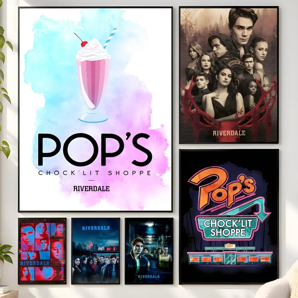 Anime R-Riverdale TV Poster Matte Wall Peel And Stick Decor Bedroom Living Room Office Dorm Home
