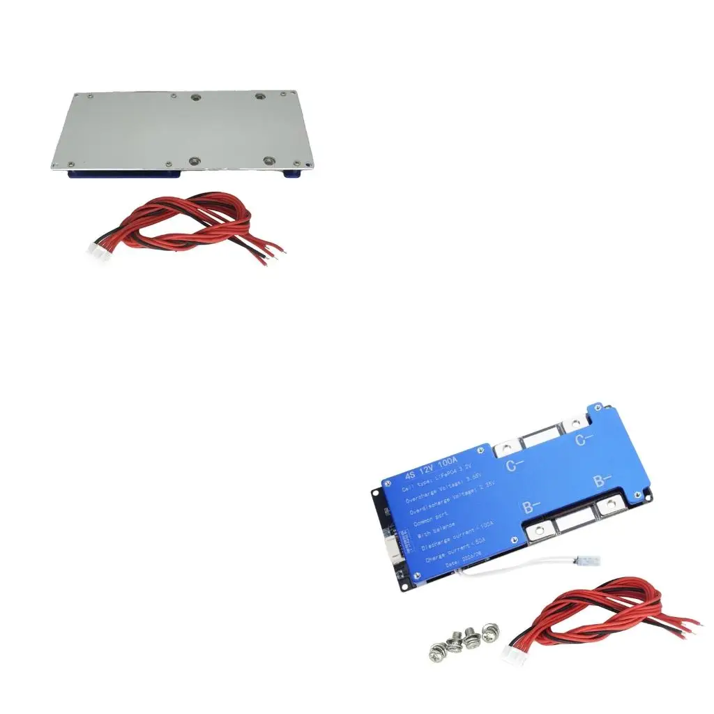  4S LiFePO4 Battery Balance Charging Board Module 100A Discharge Current Overdischarge Short Circuits Protections