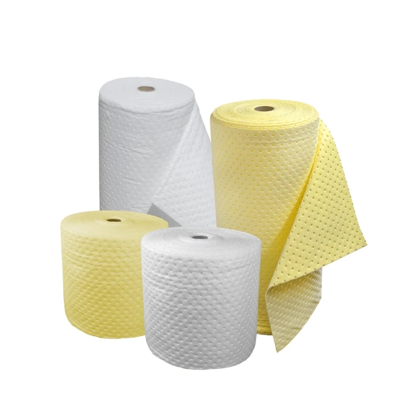 لفات وحصائر ماصة للزيت في المستودعات الجديدة وسادات حماية الأرضية لمنع الانسكاب الكيميائي