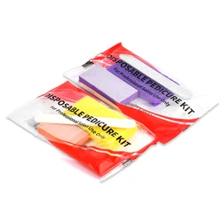 100 Sets Disposable Nail Manicure Tools Professional 4 in 1 Disposal Pedicure Kit For Nail Salon Supplies