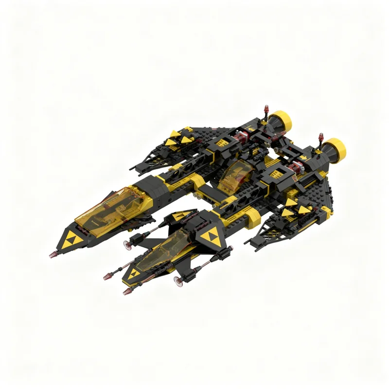 171 個 MOC スペースブラックトロン I アグレッサーモデルビルディングブロック建設クリエイティブ DIY おもちゃアイデア教育クリスマスギフトレンガ