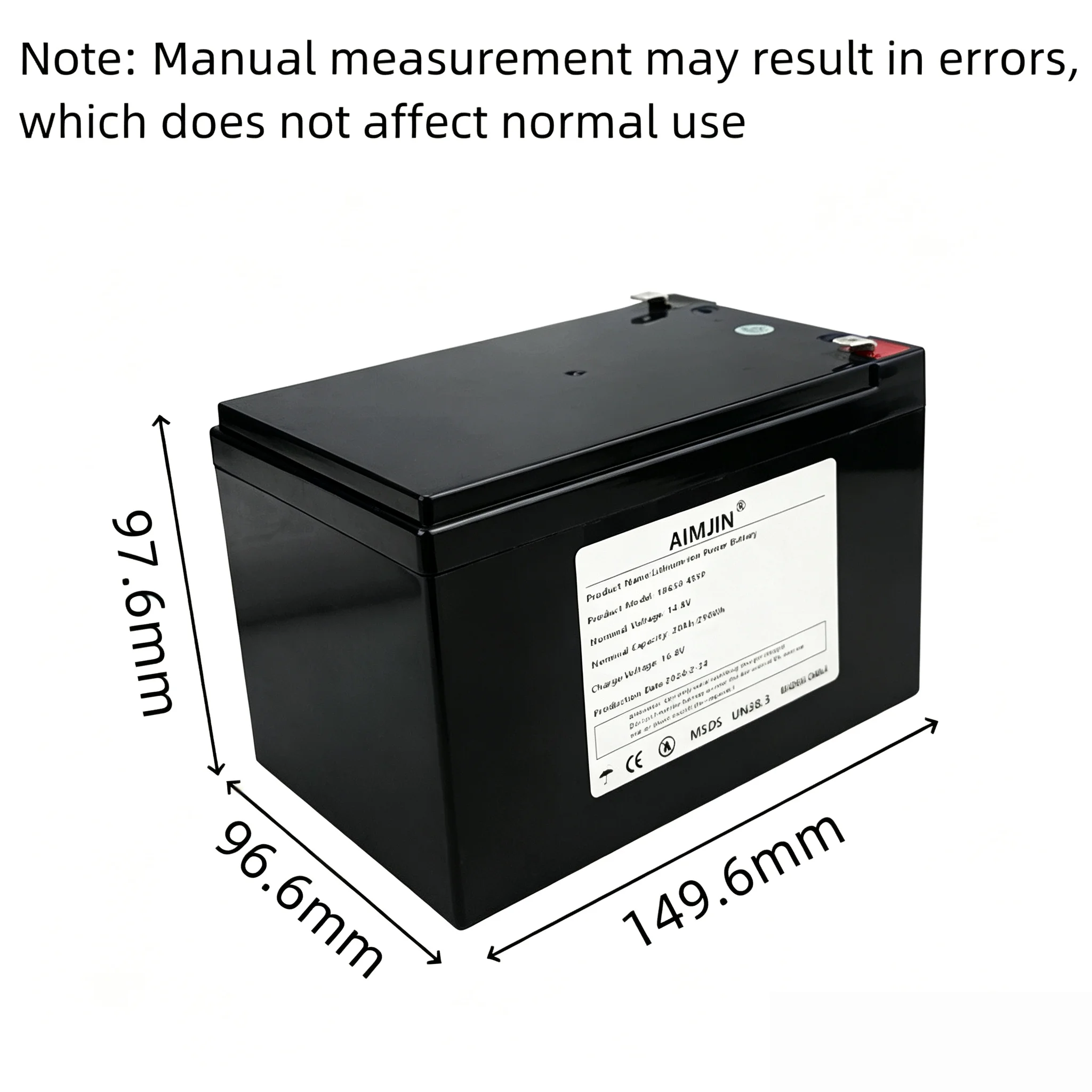 4S5P 14.8V 20Ah Lithium-ion Battery Pack built-in BMS Suitable for 16.8V Equipment, High-power Inverter, Tourist Car Solar