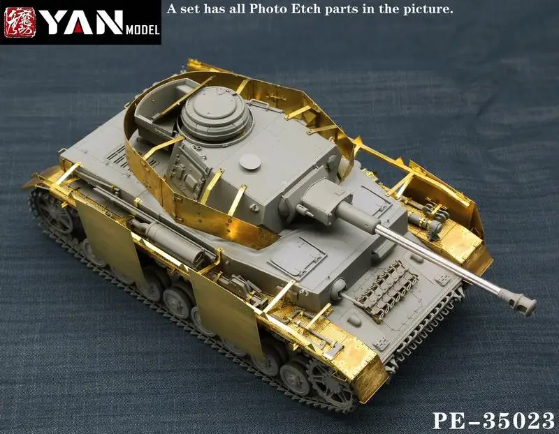 Yan Model PE-35023 1/35 PZ.Kpfw.IV Ausf.H Detail Up Set for Border Model BT-005