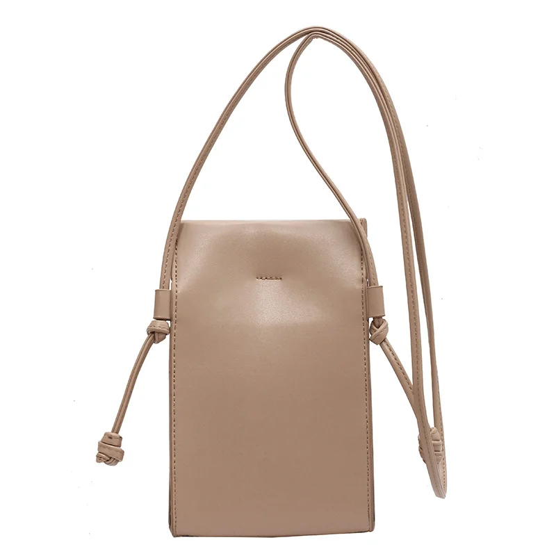 Fashion Versatile Crossbody Bag 2023 New Ins Simple Soft Leather Shoulder Bag Women Light Zero Wallet Mobile Bag