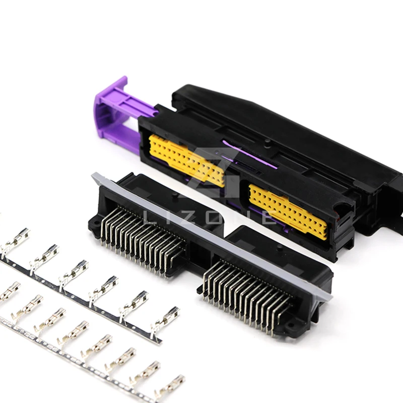 48 Pin ECU Housing Wire to Board PCB Aluminum Box  Car On-Board Controller Panel Circuit Board Connector Housin  211PC249S0005