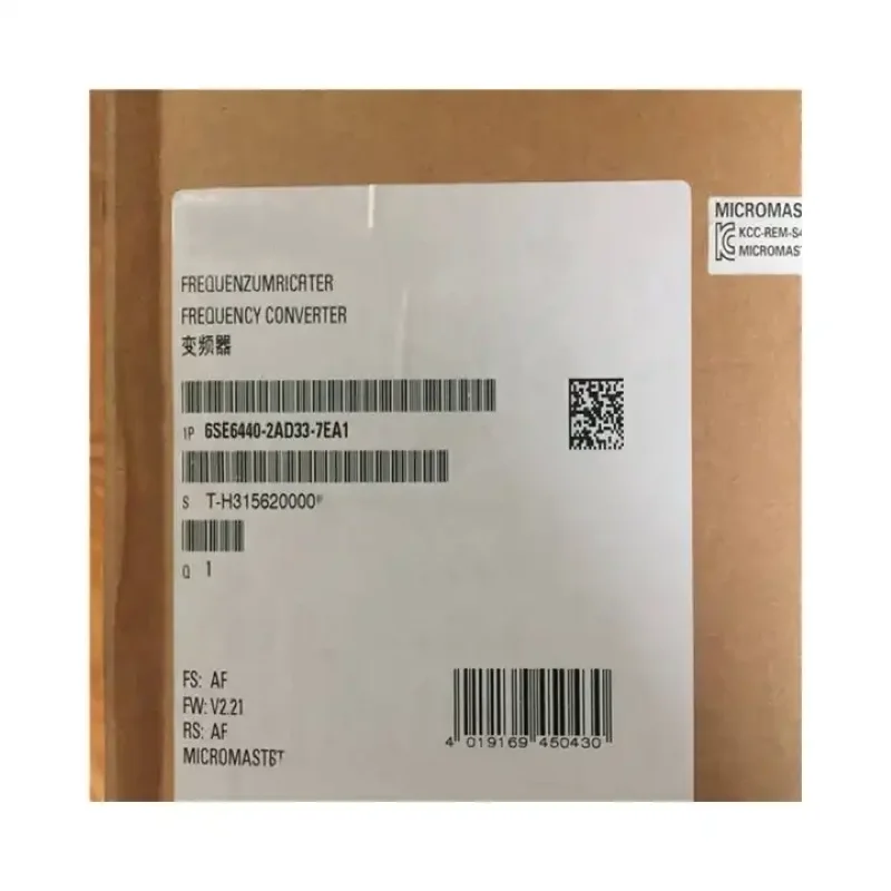 

Новый в коробке 6SE6440-2AD33-7EA1 инвертор 6SE6 440-2AD33-7EA 1 быстрая доставка