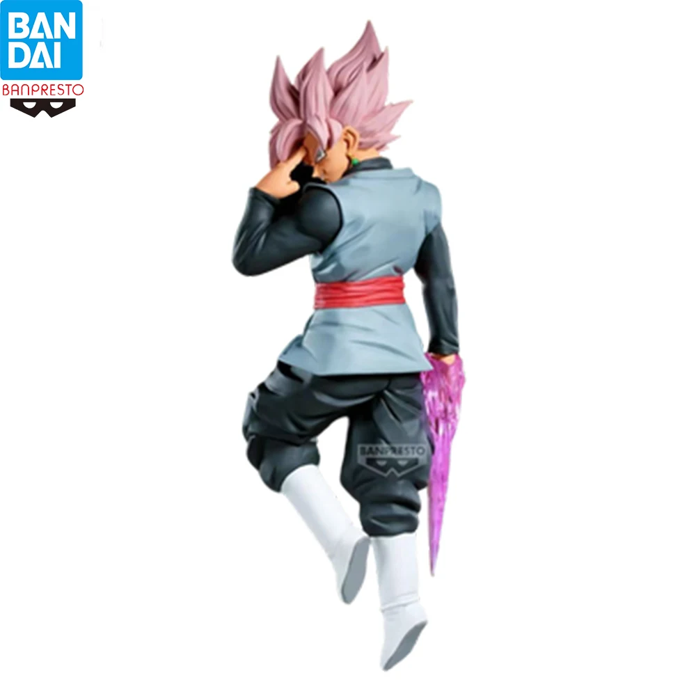 Banpresto Dragon Ball Super Goku Black Super Saiyan Rosé Match Makers Anime Figure 23cm PVC Collectible Model with Effect Parts