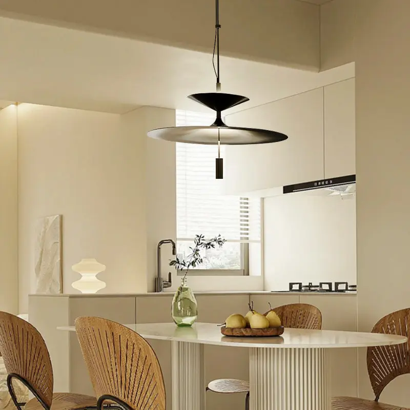 French Style Restaurant Pendant Lamp Modern Minimalist Bar Lighting Simple Hallway Study Cafe Designer Light Fixture