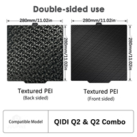 Build Plate For QIDI Q2 Plate 280x280mm Super Adhension No Swarp High Quality Heat Bed For qidi q2