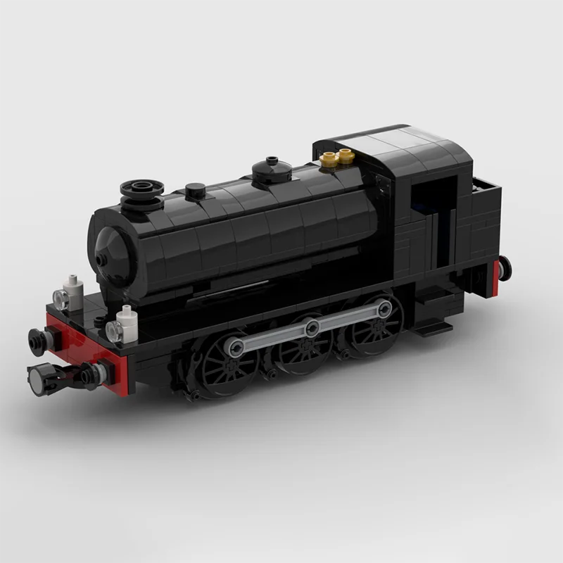 

Модель поезда MOC Hunslet Austerity Tank, железнодорожный вагон, модель поезда, творчество своими руками, для детей, набор игрушек, рождественский подарок, технологические строительные блоки