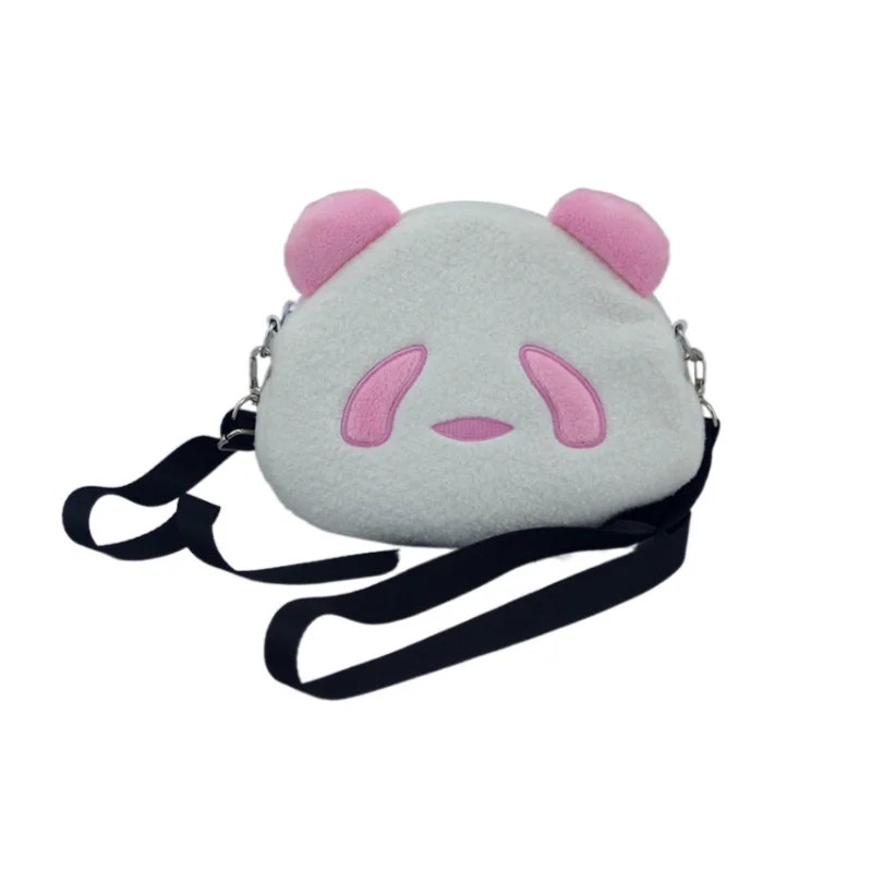 

Cartoon Panda Plush Bag New Lambs Children's Messenger Bag Children's Gift Backpack Kawaii Bag Girl Handbag White Panda Bag