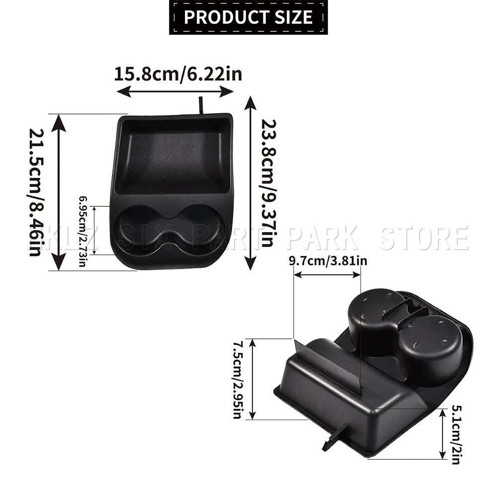 LHD Center Console Built-in Cup Drink Holder US Spec Fit VW Golf MK3 Cabriolet Jetta Vento MK3 Interior Replacement Parts