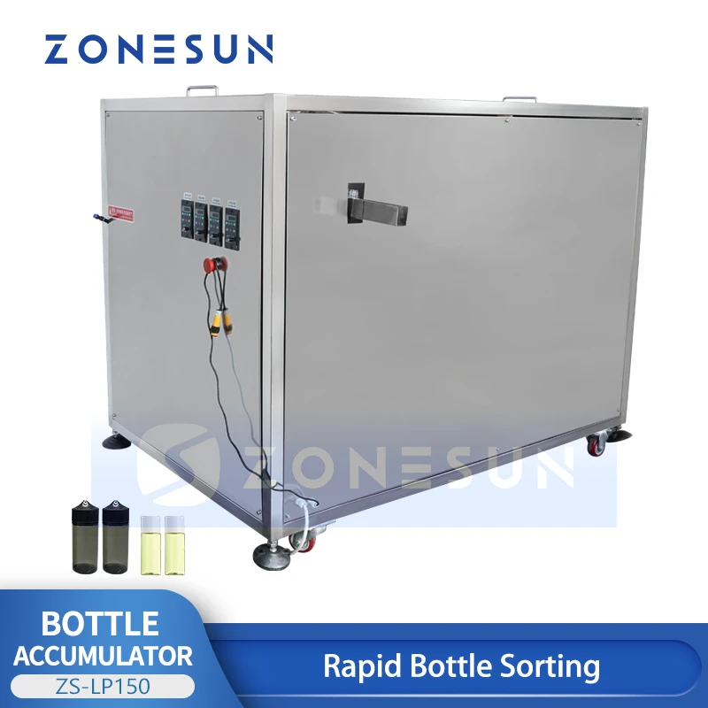 ZONESUN ZS-LP150 piccola bottiglia di plastica completamente automatica che organizza la macchina del riordinatore per la linea di produzione dell'etichettatrice di riempimento