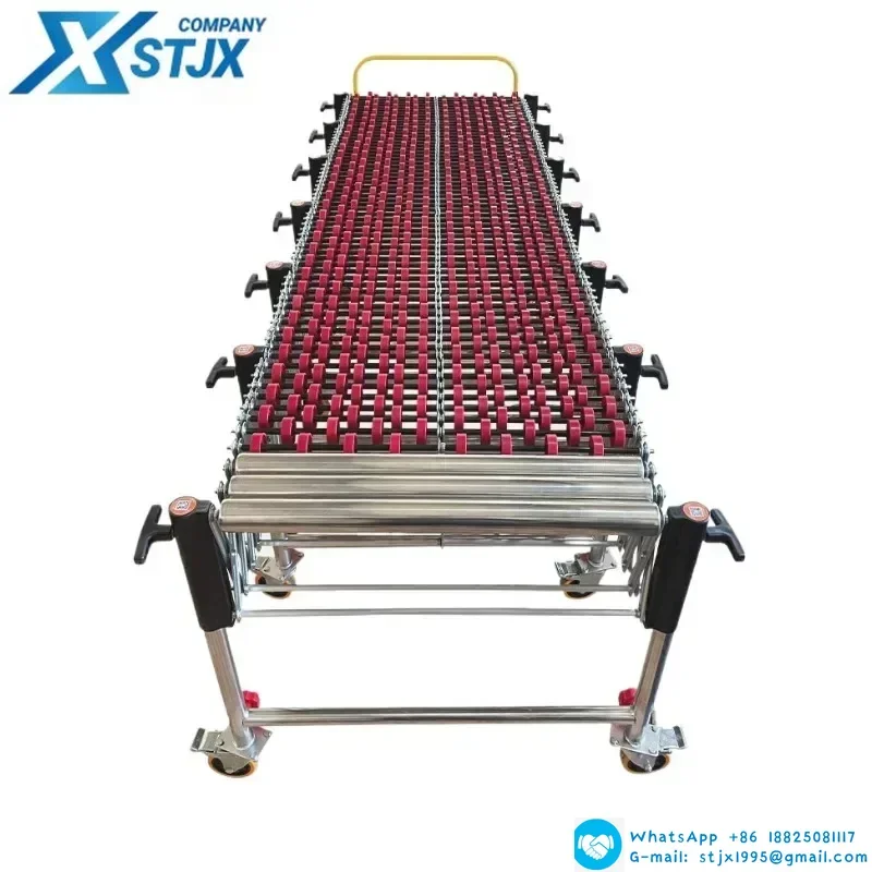 

Logistics sorting conveyor line unpowered unloading pulley slide folding conveyor belt