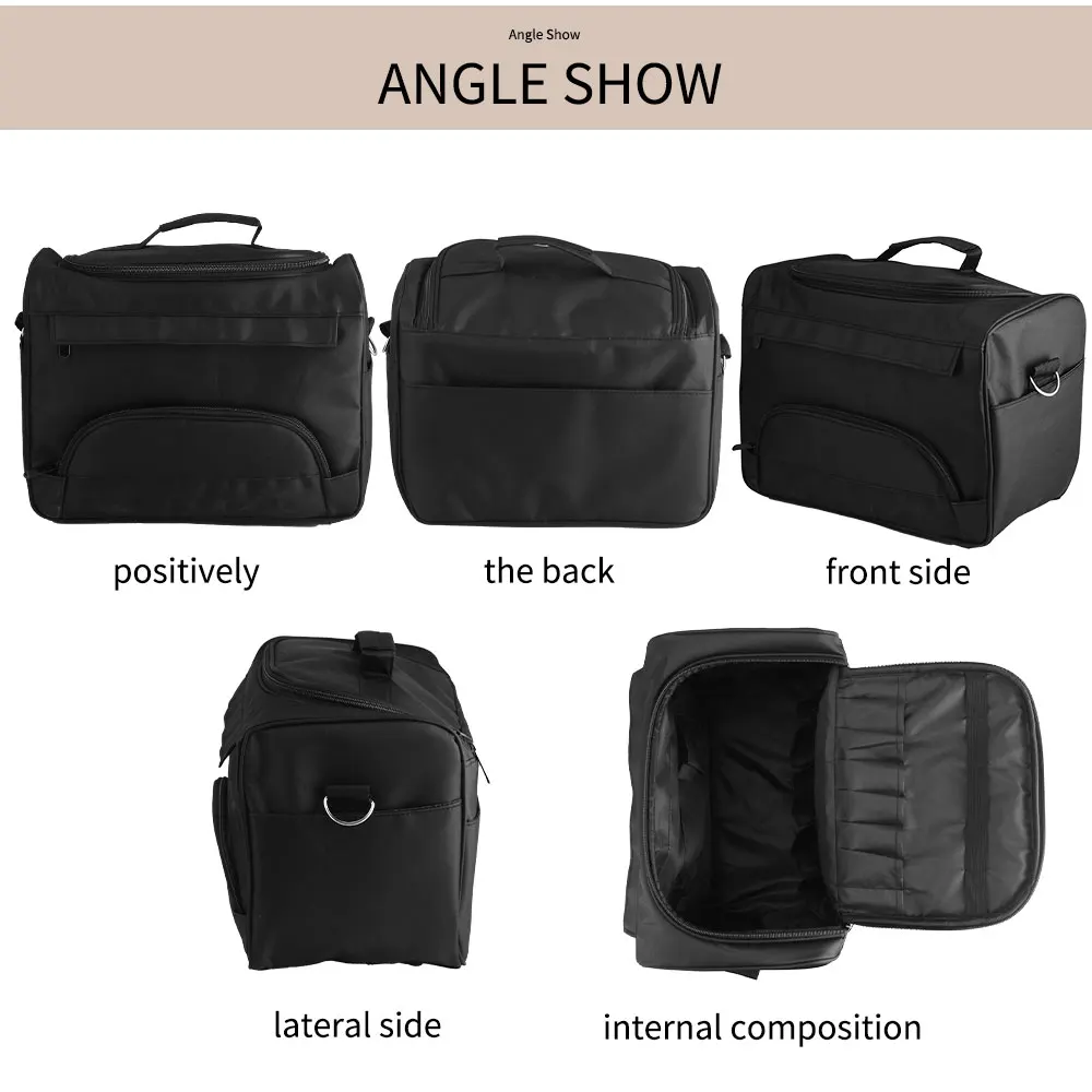 Sacs à outils pour Salon de coiffure, sac de coiffeur pour fournitures avec bandoulière, sac de cosmétiques de beauté pour coiffeur