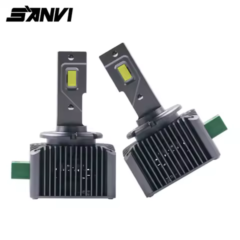 SANVI D1S D3S LED Headlight HID D2S D4S D5S D8S Auto Bulb 90W 12000LM Super Bright D1R D2R D3R D4R Car Lamp CSP 6000K Led Light
