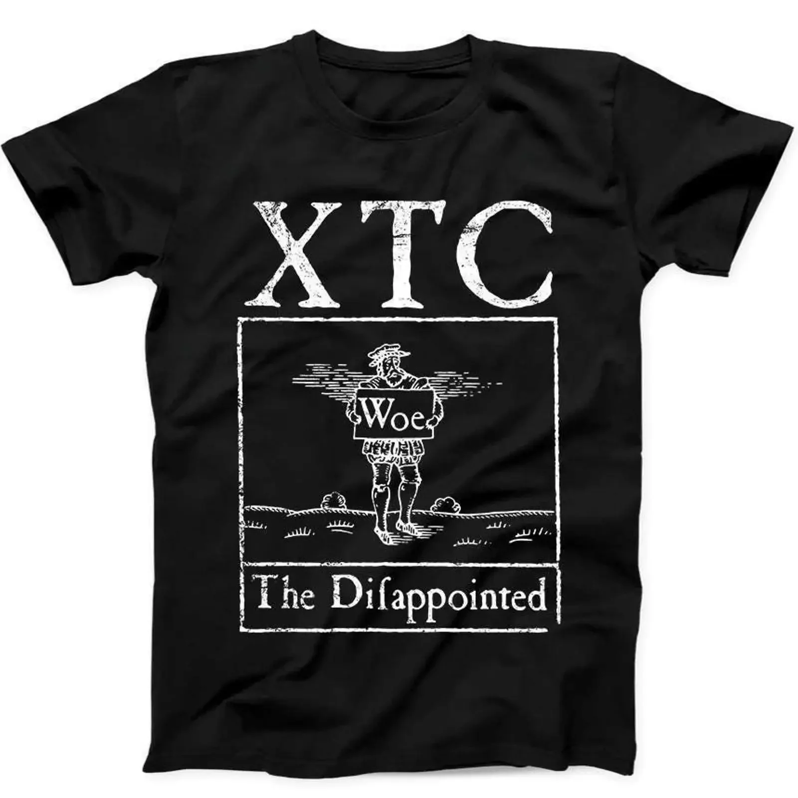 XTC The Disappointed Punk Rock Music Tote Bag Black T Shirt SweaT C379 vintage Washed Stylish Stretched Top For Everyday Wear