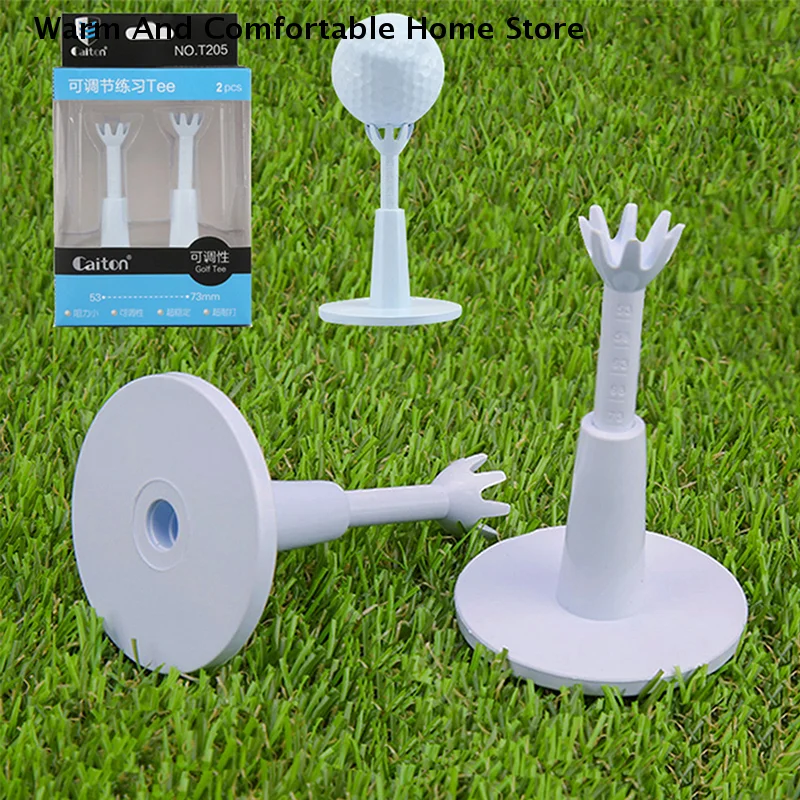 

【SE】1 шт. Регулируемый держатель для мячей для гольфа, тренажер для отработки ударов, пластиковые держатели для гольфа, прочные аксессуары для гольфа