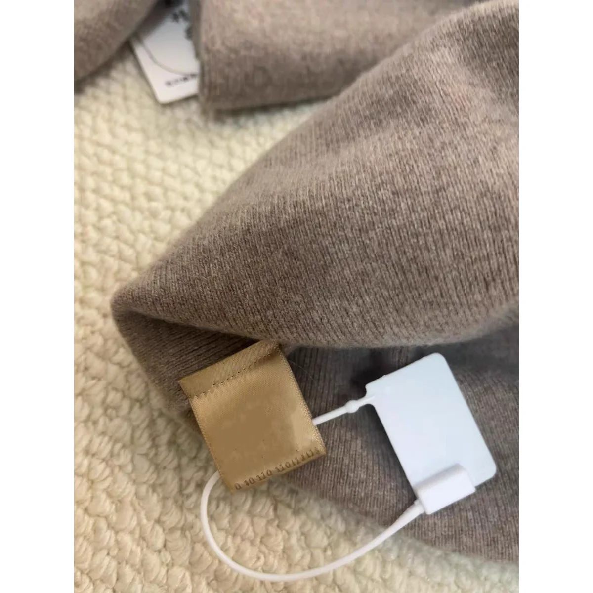 Pantaloni comodi a gamba larga lavorati a maglia a vita alta Pantaloni larghi in cotone casual da donna Abiti da ufficio primaverili morbidi e delicati sulla pelle