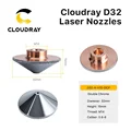 Cloudray Raytools Dia.32mm H15 Kalibre 0.8-6.0 Tek/Çift Katmanlar Fiber Lazer Kesme CNC Makinesi için Kaynak Lazer Nozulları
