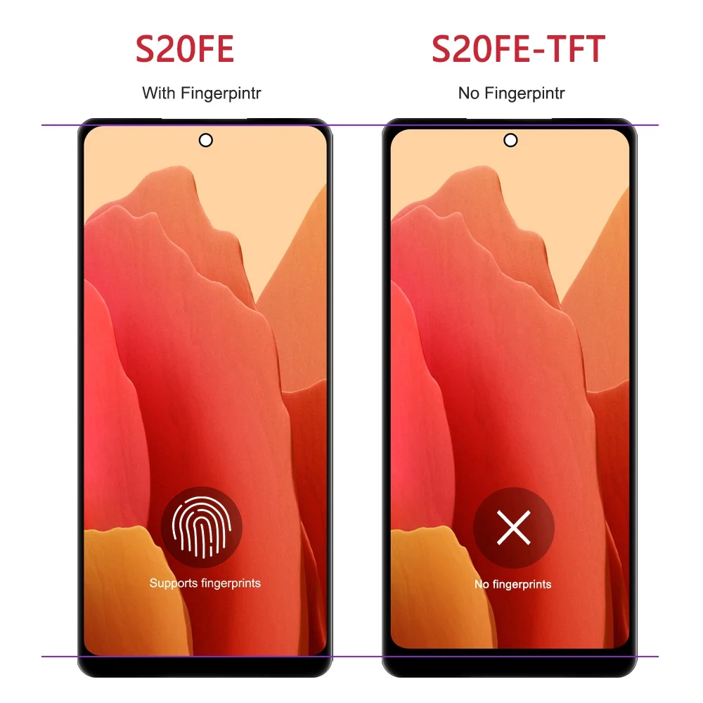 S20FE G780 Super AMOLED Display Screen For Samsung Galaxy S20FE G780F G780F/DSM G780 LCD Display with Touch Screen Digitizer