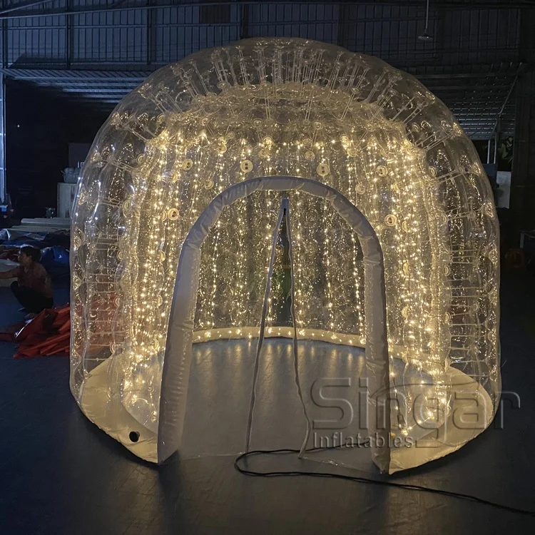 Hot igloo inflatable clear tent,inflatable transparent tent,inflatable clear dome tent transparent